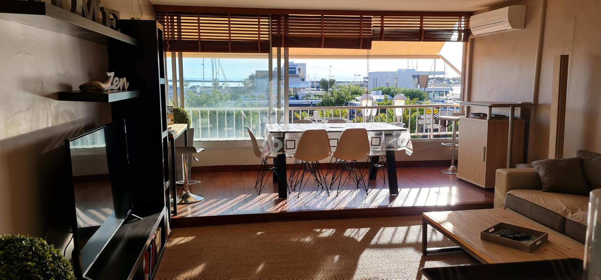 Residence De Standing La Pecherie Spacieux T3 Comme Un Cocon Familial Vue Mer Et Sur L'Avant Port Sur Le Bout Du Bout De Cap D'Agde Seule Cap En Occitanie Zewnętrze zdjęcie